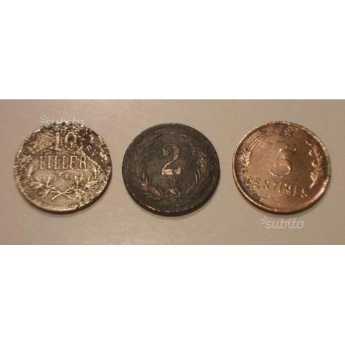 Lotto 3 monete antiche
