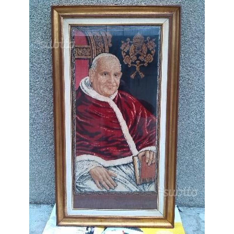 Quadro con Arazzo del Papa Giovanni XXIII