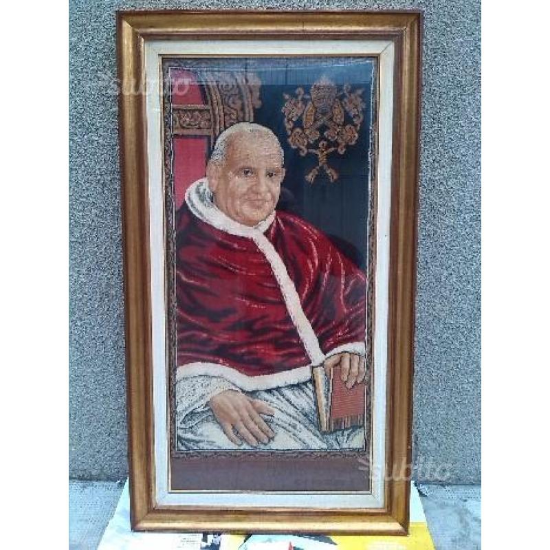 Quadro con Arazzo del Papa Giovanni XXIII