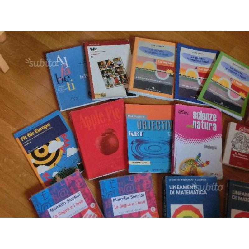 Stock di 25 libri scolastici a 2