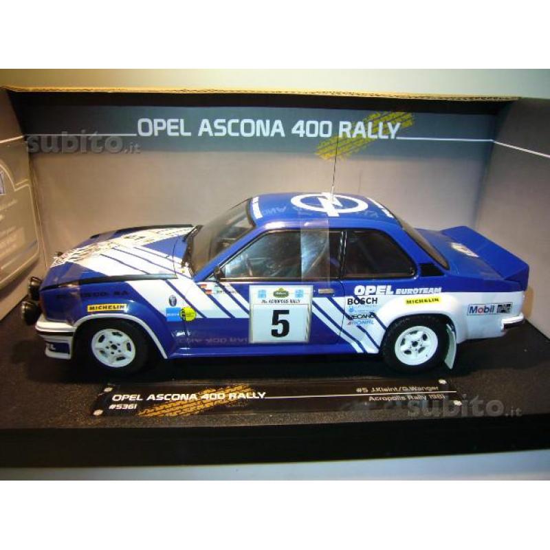 Opel Ascona 400 Acropolis Rally 1981 1:18 SunStar
