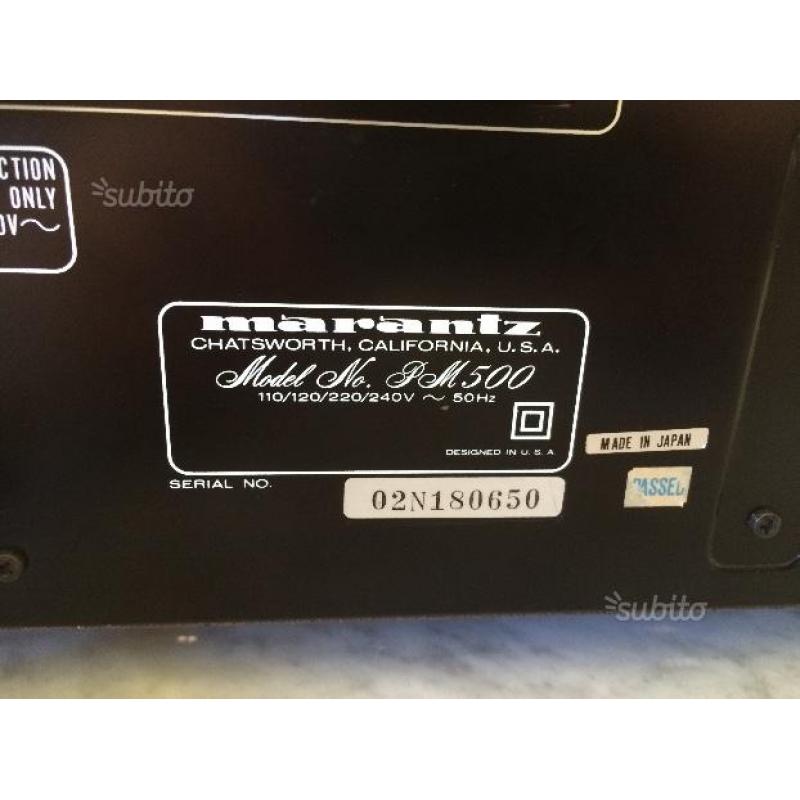 Amplificatore Marantz PM500
