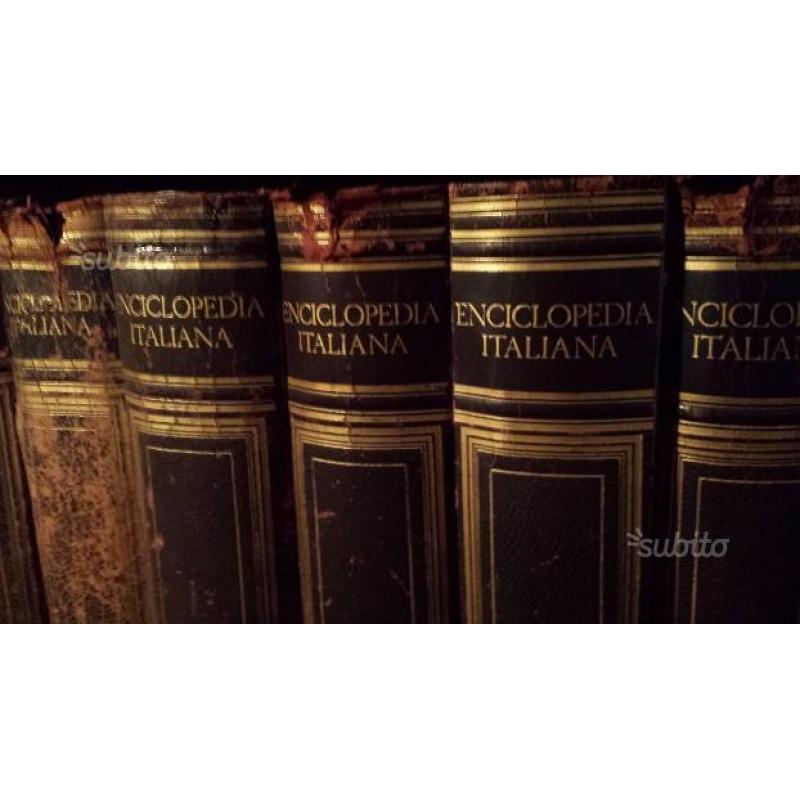 Enciclopedia Treccani 1938 36 volumi + appendice