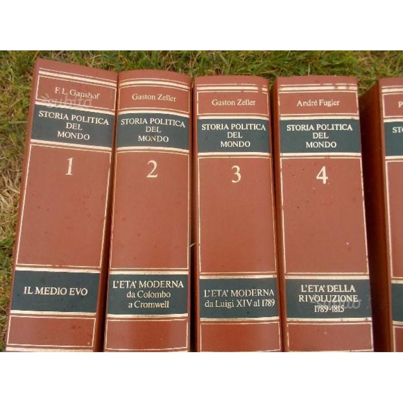 Storia politica del mondo completa 8 volumi