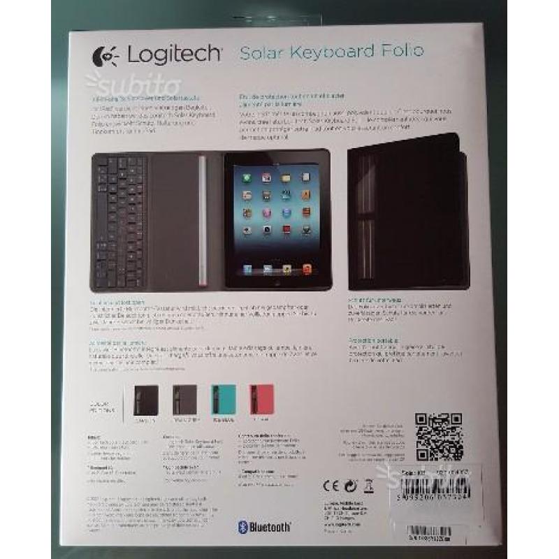 Solar Keyboard Folio per iPad 2, iPad