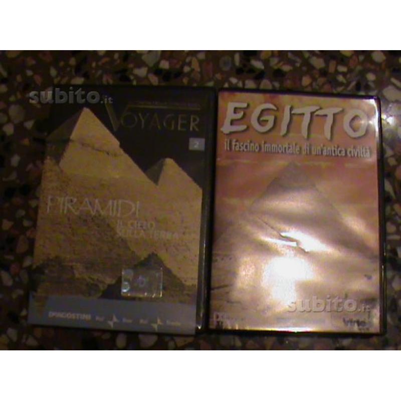 EGITTO e PIRAMIDI 2 DVD 1 LIBRO