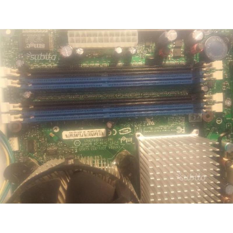 Scheda madre LGA775 intel d915 con CPU Pentium 4