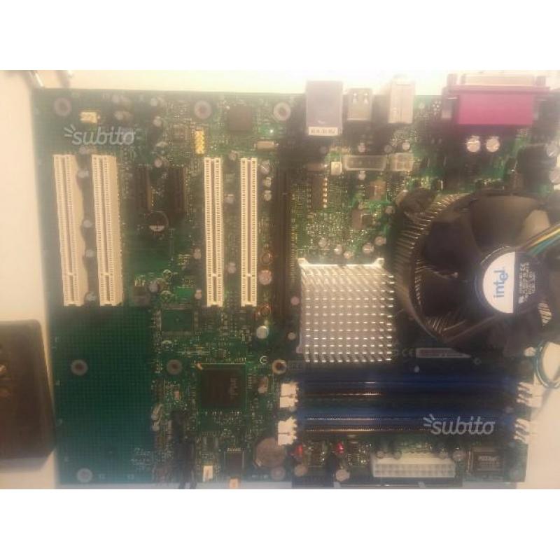 Scheda madre LGA775 intel d915 con CPU Pentium 4