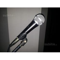 Impianto karaoke casse amplificate